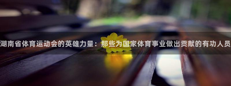 谈球吧体育：湖南省体育运动会的英雄力量：那些为国家体育事业做出贡献的有功人员
